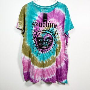 NWT Torrid Sublime Tie Dye Graphic Tee 3X
